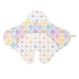 赤ちゃんの城 アフガン カラフル 足付 70×87cm アイボリー