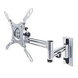 イーサプライ テレビ壁掛け金具 13～43インチ目安 耐荷重12kg 薄型 スリム VESA 200*200まで対応 上下 左右 角度調節 1関節 EEX-TVKA013