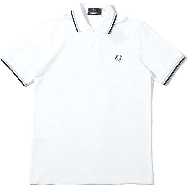FRED PERRY M12 ポロシャツ ホワイト サイズ44 FRED PERRY フレッドペリー ポロシャツ M12 THE SHIRT 大きい