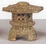古信楽焼き陶製　六角雪見灯籠SV55-8