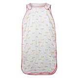 【ノーブランド 品】赤ちゃん　スリーピング　バッグ　寝袋　スリーパー　ノースリーブ　コットン　全2色 - ピンク, 25A
