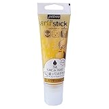ニッペ ペンキュア PENCURE TUBE de PAINT 75ml グリッター イエロー 75ML