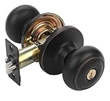 Dynasty Hardware SIE-00-12P Sierra Keyed Entry Door Knob, Aged Oil Rubbed Bronze [並行輸入品]