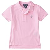 ポロ ラルフローレン キッズ 半袖 ポロシャツ ショートスリーブ Stretch Cotton polo shirt 子供服 （サイズ：2T、カラー：Pink/boy） Polo Ralph Laur
