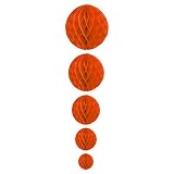 toymytoy 5点Tissue Paper Honeycomb Balls Hanging Honeycomb Balls Tissueランタン結婚式誕生日ベビーシャワーパーティーデコレーション(