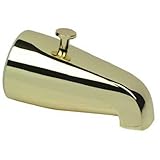 デルタ蛇口345 – 116マスター配管工Polished Brass切替弁Tub注ぎ口