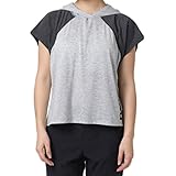 [ニューバランス] ヘザー テック トレーニング クロップ フーディー AWT91153 半袖Tシャツ レディース AG(アスレチックグレー) 日本 S (日本サイズS相当)