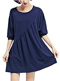(フルールドリス)Fluer de lis カットソー トップス Tシャツ 長袖 オーバーサイズプルオーバー ブルー ピンク 産前産後 マタニティ 妊婦 産前産後兼用 ファッション グッズ レディース