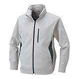 空調服・空調風神服 収納フード付き スタッフブルゾン (ファン無・服のみ) (KU90520) シルバー　5L