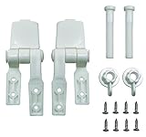 Aqua鉛直0909プラスチックトイレシートヒンジ – ポリ袋詰め2パック