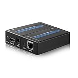 LESHP HDMI延長器 1080P対応 60m延長 HDMIエクステンダー 1080i/1080P/3D/DTS-HD/Dolby-true/HDCP対応 高速信号LANケーブル【カー用品特集】