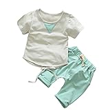 Cutelove 子供服 Tシャツ 半袖 Tシャツ＆パンツ 上下セット ショーツ 男の子 ベビー ショートパンツ ショートスリーブ 可愛い柄 夏