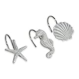 シャワーフックニュートラルグレーとlaid-back A Coastalバイブのセット12