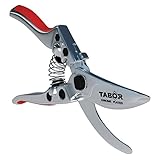 Tabor Tools Heavy Duty Professional Pruning Shears, High Quality Chrome Plated Bypass Pruner [並行輸入品]
