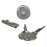 SunniMix 高品質　ショーケース　キャビネット　スライド　ガラス　ドアロック　ディスプレイ　キャビネット　ダブルドアロック　安全