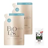 SALON STYLE(サロンスタイル) ビオリス ピュアレタッチ ぺたふぅわ シャンプー つめかえ 340mL (2個セット) おまけ付き エアリータイプ ふんわり くせ毛 うねり