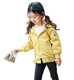 (チェリーレッド) CherryRed 子供服 子供コート キッズコート アウター トレンチコート 防風 保温 可愛い 100 イエロー
