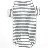 犬 服 犬服 綿 コットン 袖あり ボーダー シンプル ドッグウェア 犬の服 Tシャツ LaLUCA 綿100％ タートルネック 秋 春 オールシーズン LaLUCA GOODS