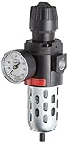 Dixon CB6-04AG Automatic Drain Wilkerson Compact Filter/Regulator with Transparent Bowl and Guard, 1