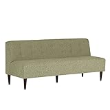 arne ソファ 三人掛け アームレス 日本製 完成品 Lunch 3×8 NS-7 ダークブラウン脚 グリーン