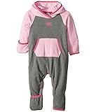 (ザノースフェイス) THE NORTH FACE ベビー服 Glacier One-Piece (Infant) TNF Medium Grey Heather/Lilac Sachet Pink 