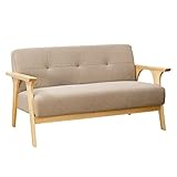 快適ホームズ 2P レトロソファ RUHEYA ベージュ XS-016BR