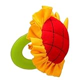 Happy Cherry 歯固め おしゃぶり ラトル ガラガラ メリー 楽しい 陽気 快適 安全 安心 出産祝い プレゼント 鈴入り ひまわり レッド 女の子（ひまわり、6ヶ月から）