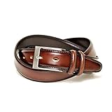 [COXSWAIN] メンズ ベルト 本革 納得の素材 極上アンティークブラウン 33mm幅 長さカット調整 日本製 CW20201-36