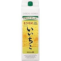 Amazon.co.jp: いいちこ 麦焼酎 下町のナポレオン 25度 パック 1800ml