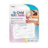 Prime Line s4462ホワイト子安全キャビネットキャッチwith Keeper 6カウント