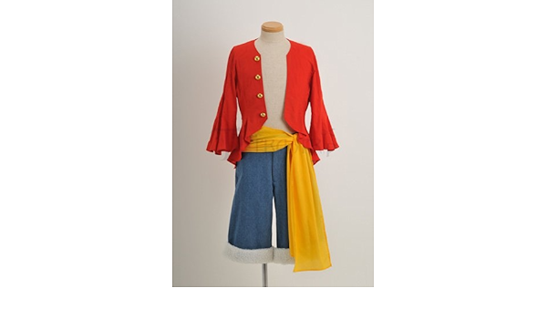 Amazon ワンピース モンキー D ルフィ セット 公式 コスチューム メンズ Mサイズ コスプレ 仮装 通販