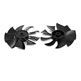 uxcell エアコンプレッサーファン 直径135mm モーターファンベーン エアコンプレッサー用 2個入り