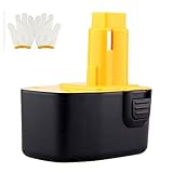 TOPCHANCES 2000mAh 14.4 V NiCD Dewalt Drill Driver Replacement Battery for Dewalt DW 9091 DW 9094 DC