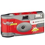 Agfa 使い捨てカメラ AgfaPhoto LeBox APX ISO 400 フィルム 27枚 フラッシュ付き (カムフラッシュ) 10枚パック
