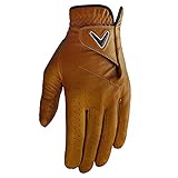 Callaway Golf Opti Color メンズ ゴルフグローブ (左手用 M タン シングルグローブ)