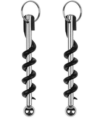 Aazon.co: 5 Pcs Rando Color Travel Pocket Wine Corkscrew Portable Wine Cork Opener Ini Cork - View #3