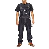 パンディエスタ PANDIESTA 熊猫謹製 デニムオーバーオール/錦パンダ/和柄/536651--1インディゴ--XL