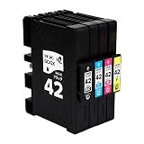 インクのチップス リコー用 GC42 互換インク 4色 Mサイズ SGカートリッジ GC42K GC42C GC42M GC42Y SG5200対応