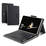 TJK ワイヤレスキーボード Bluetoothキーボード Microsoft New Surface GO 適用 分離式保護ケース キーボード取り外し可能 (ブラック)