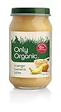 オンリーオーガニック ベビーフード 「フルーツデザート」 離乳中期～ 170gのビン - Only Organic - Mango Banana Bliss