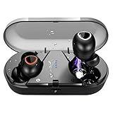 JAOXISOU Bluetoothイヤホンワイヤレス IPX7防水 完全ブルートゥース イヤレス イヤホン 両耳 左右分離型 自動ペアリン