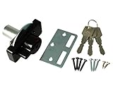 Ｇ－２４４　シリンダー鎌錠小　ブラック　３本キー