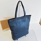牛革 トートバッグ 本革 ブルー No.44465 ショルダーバッグ ２WAY ビジネスバッグ 男鞄 Tote Bag メンズバッグ
