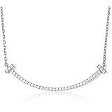 [ティファニー]ネックレス アクセサリー ティファニー T スマイル ペンダント シルバー レディース TIFFANY&Co. 33823304 [並行輸入品]