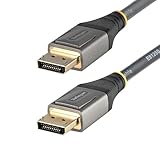 StarTech.com DisplayPort 1.4ケーブル／30cm／8K60Hz 4K120Hz／32.4Gbps HBR3／HDR10／32chオーディオ／HDCP 2.2／オス-オス／ブラック／DP モニターケーブル DP14VMM1F