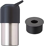 アトラス ペットボトルホルダー 水筒 保冷 ペットボトルクーラー 500ml 700ml 真空断熱 シルバー 大容量 ハンドル 取っ手付き スペーサー付き ボトルインボトル ABIB-LSVSP