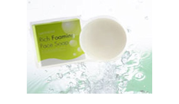 Amazon 洗顔石けん レアオハナ リッチフォーミング フェイスソープ 泡立てネット付 生クリームとマシュマロが合体したようなモチモチとした豊富な泡立ち レアオハナ 洗顔せっけん 通販