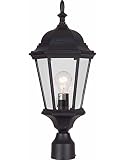 Volume Lighting V8226-5 1-Light Outdoor Post Mount, Black [並行輸入品]