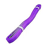 iimono117　ナイロンスリング ベルトスリング 全長3m パープル / 強度 耐荷 耐久 本格仕様 ベルト幅 35mm 荷物 吊り上げ 耐荷重 800kg パワフルスリング 荷吊りベルト 牽引ロ