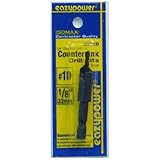 Eazypower 30050 #10 1/8 Countersink Drill Bit with Adjustable Hole Depth and 1/4 Hex Shank (1 Pack) 
